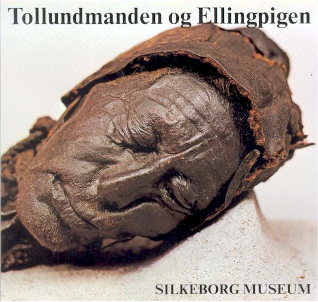Tollundmanden på Silkeborg Museum.